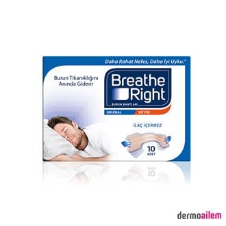 Breathe Right Orijinal Büyük Burun Bandı - 10 Adet