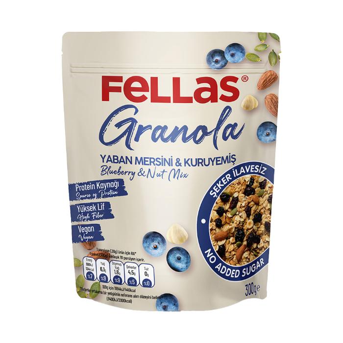 Fellas Granola Yaban Mersini Kuruyemiş 300 gr