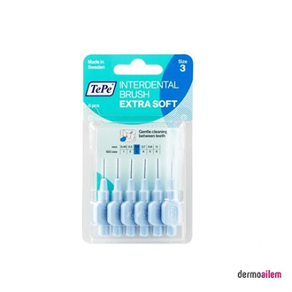 TePe Arayüz Fırçası 3 Numara Extra Yumuşak Mavi 0,6 mm T113