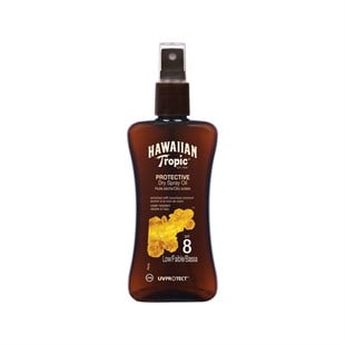 Hawaiian Tropic SPF8 Dry Sprey Oil 200 ml