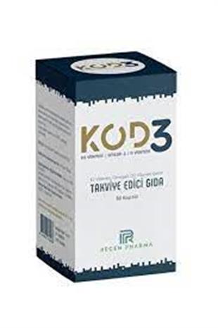KOD3 Takviye Edici Gıda 50 Kapsül