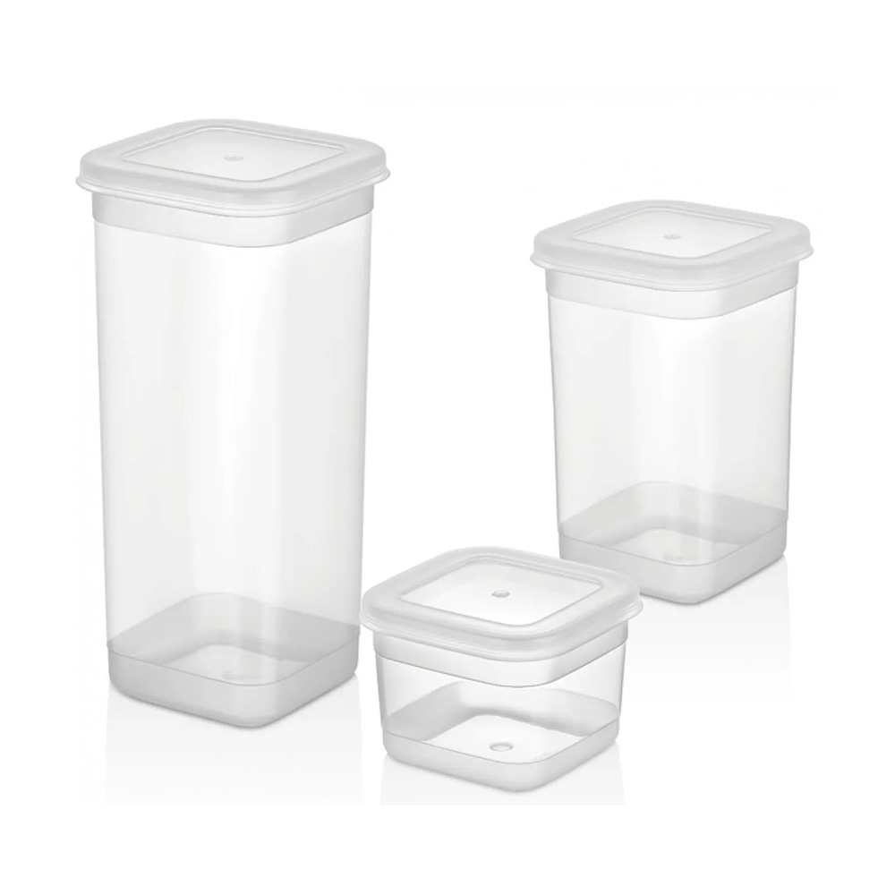 Organizers Simple Gıda Saklama Kabı 3lü