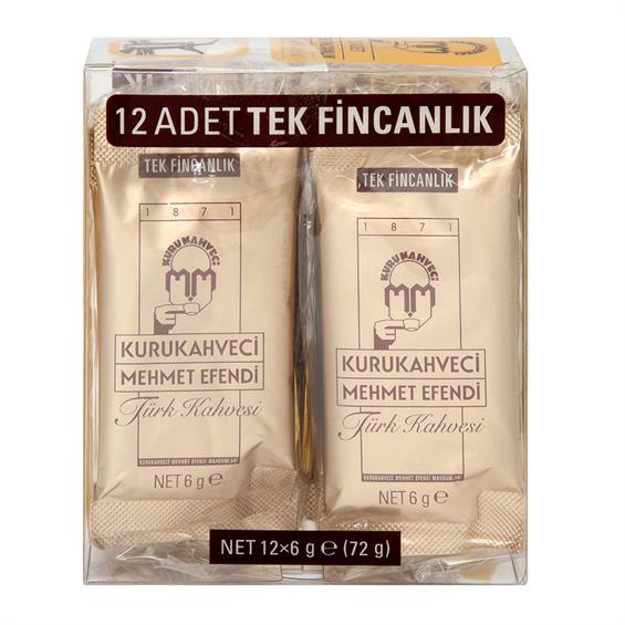 Kurukahveci Mehmet Efendi Türk Kahvesi 12x6 gr