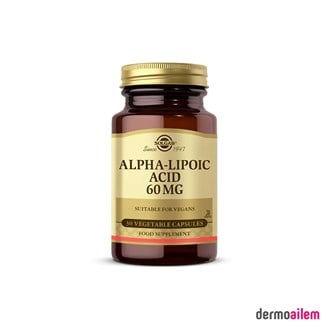 Solgar Alpha Lipoic Acid 60 mg 30 Kapsül