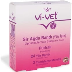 Vi-vet Sir Ağda Bant Yüz Pudralı 24'Lü