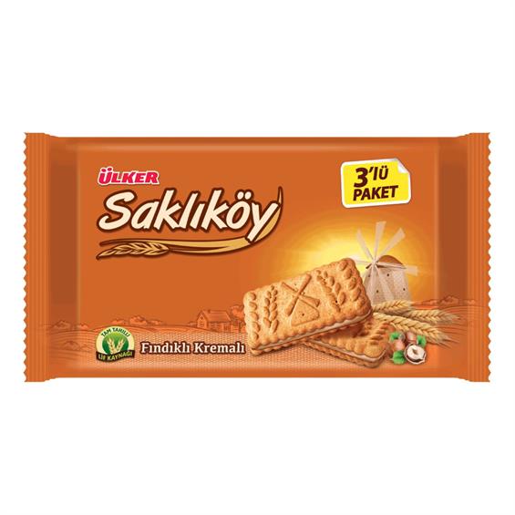 Ülker Saklıkoy Fındık Kremalı 3x100 gr