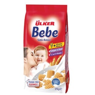 Ülker Bebe Bisküvisi 172gr Poşet