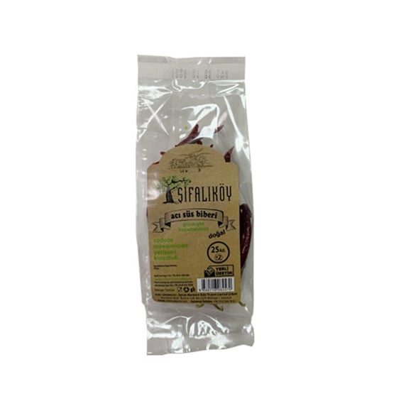 Şifalıköy Kurutulmuş Süs Biberi 25'li