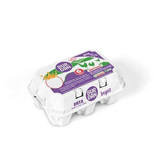 Burdan Yumurta 6'lı 53-63 gr