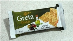 Greta Kraker 30 gr Zeytinli ve Dağ Kekikli