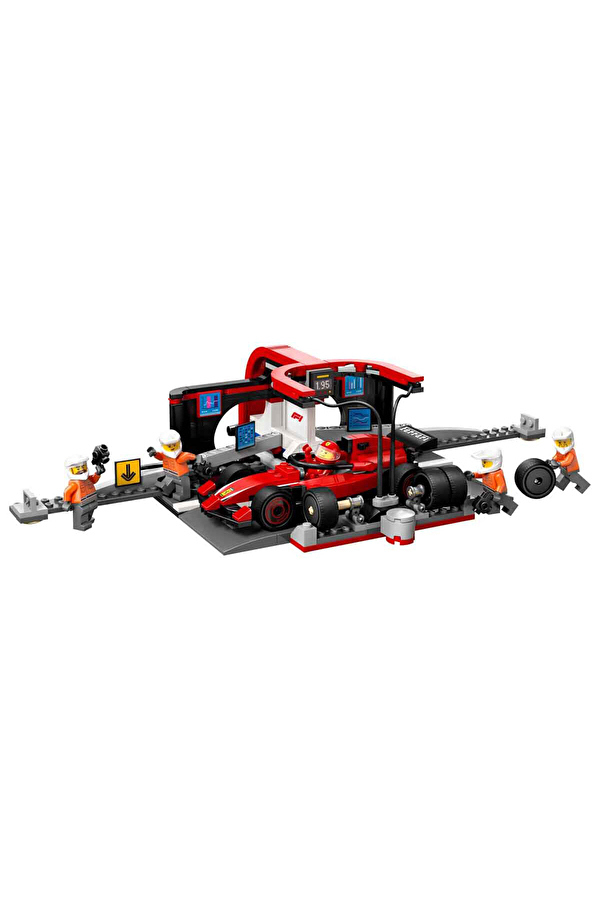Lego City F1 Pit Stop ve Ekibi 60443