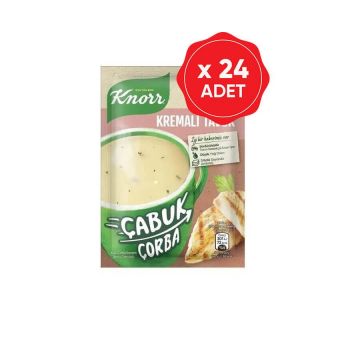 Knorr Çabuk Çorba  Kremalı Tavuk Çorbası 24'lü Paket