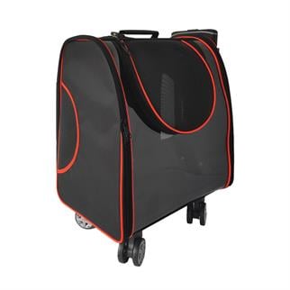 Lavista Icardi Kedi Köpek Çekçekli Taşıma Çantası Siyah