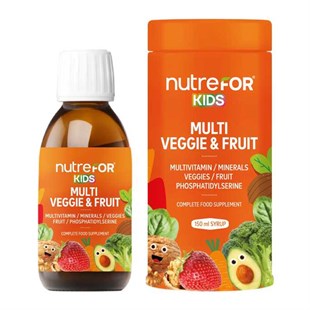 Nutrefor Kids Multi Veggie & Fruit Şurup 150 ml