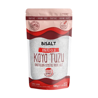 BİSALT ANADOLU KRİSTAL KAYA TUZU 500 GR