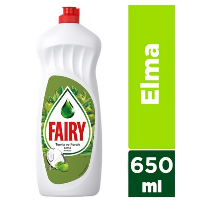 Fairy 650 ml Sıvı Bulaşık Deterjanı Elma