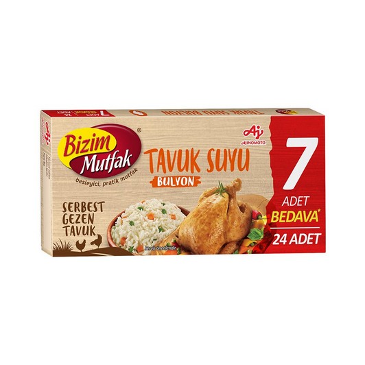 BİZİM MUTFAK BULYON GEZEN TAVUK 240 GR X 24 LÜ