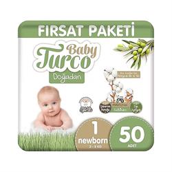 Baby Turco Doğadan Fırsat Paketi Yeni Doğan No:1 50li