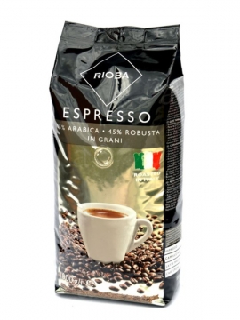 Rioba Espresso %55 Arabica %45 Robusta In Grani 1000 gr