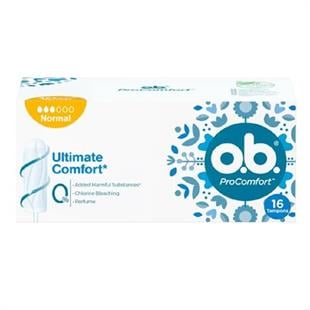 O.B. Ultimate Comfort Tampon Normal 16'lı