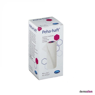 Hartmann Peha Haft 10cmx4mt Latex İçermeyen Kohezif Fiksaksiyon Bandajı