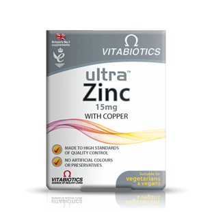 Vitabiotics Ultra Zinc With Copper 15 mg 60 Tablet