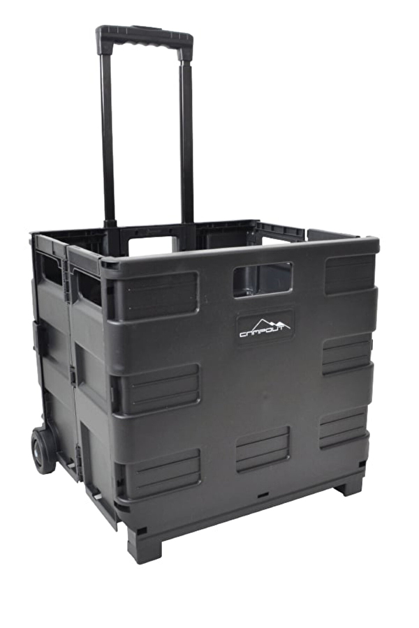 Campout Katlanır Tekerlekli Kamp Kasası Siyah NG C139