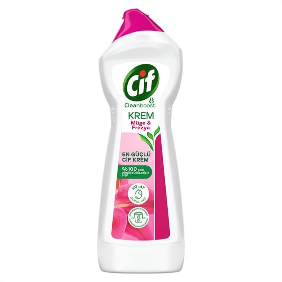 Cif Krem Yüzey Temizleyici 750  ml Müge Ve Frezya