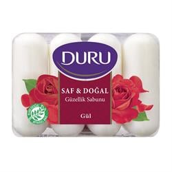 Duru Saf ve Doğal Gül Güzellik Sabunu 4*70 gr