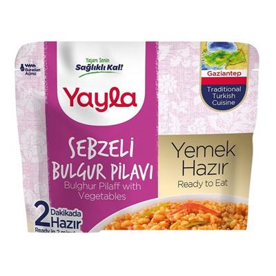 YAYLA HAZIR YEMEK 250gr SEBZELI BULGUR PILAVI