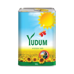Yudum Teneke Ayçiçek Yağı 10 L