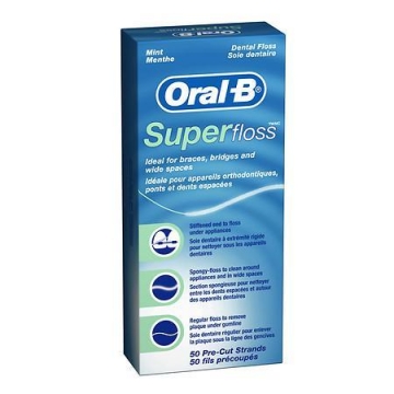 Oral-B Diş İpi Super Floss 50'li - İthal