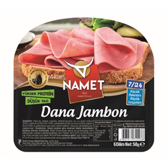 Namet 7/24 Dana Jambon 50 Gr