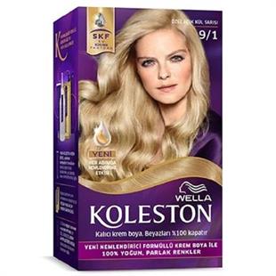Koleston Kit Saç Boyası 9/1 Açık Küllü Sarı