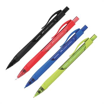 Faber-Castell Auto Click Renkli Gövde 0.7mm Versatil Kalem