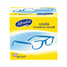 Mendiva Gözlük Temizleme Mendili 40lı