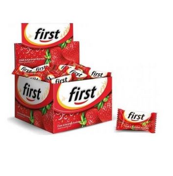 First Çilek  Aromalı Şekersiz Tatlandırıcılı Sakız 200 Adet