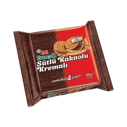 Eti Burçak Sütlü Kakaolu Bisküvi 4x100 G
