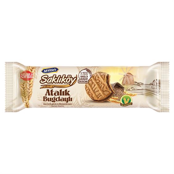 Ülker Mcvitie's Saklıköy Kavılca Unlu Çikolata Kremalı Bisküvi 78.5 gr