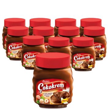 Ülker Çokokrem Cam Kavanoz 350 Gr x 12 Adet