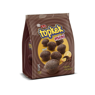 ETİ TOPKEK MİNİ KAKAOLU PORTAKALLI 150 GR