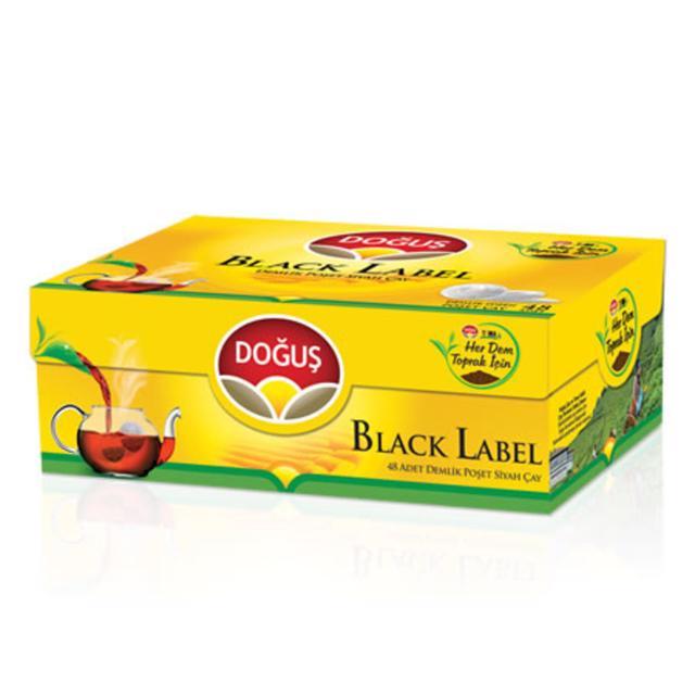 Doğuş Black Label Demlik Poşet Çay 48'Li 153 Gr
