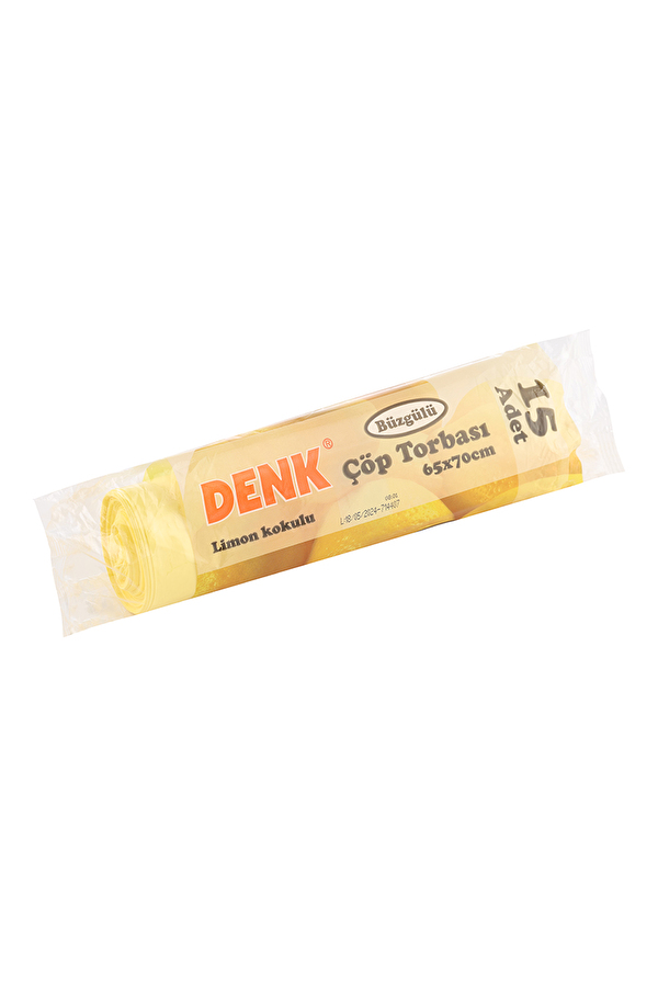 Denk Çöp Torbası Büzgülü Limonlu 15 li