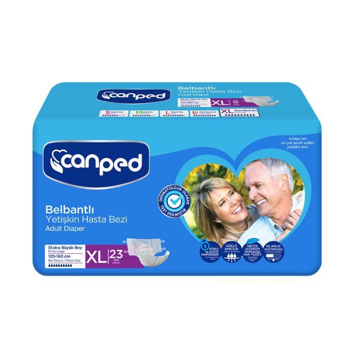 Canped Ekstra Large  Belbantlı 23 lü