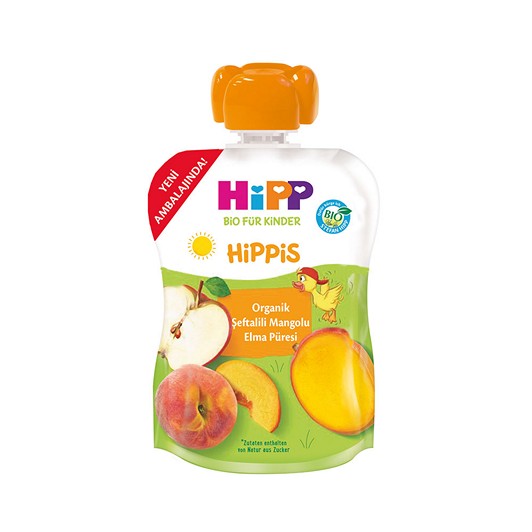 Hipp Hippis Organik Şeft. Mango Elma Püresi 100gr