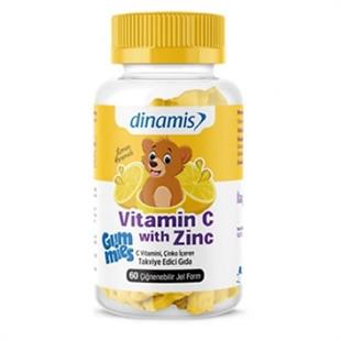 Dinamis Vitamin C Cinko Gummies 60 Jel Kapsül