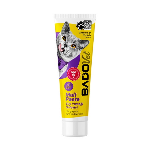 Bado Kedi Malt Paste Tüy Yumağı Önleyici Takviyesi Tüp 100gr