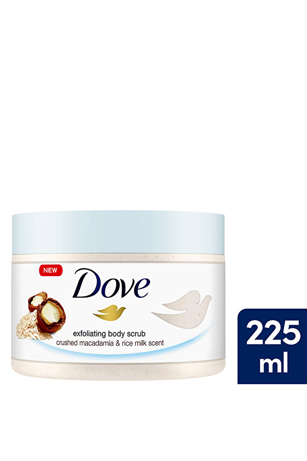 Dove Vücut Peelingi 225 ml Macademia