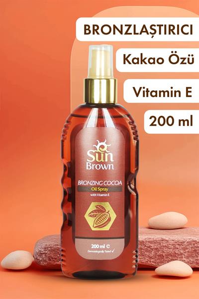 Sun Brown Bronzlaştırıcı Kakao Yağı 200 ml