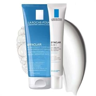 La Roche Posay Tanışma Kiti - Effaclar Duo Bakım Kremi 15 ml + Effaclar Temizleme Jeli 50 ml
